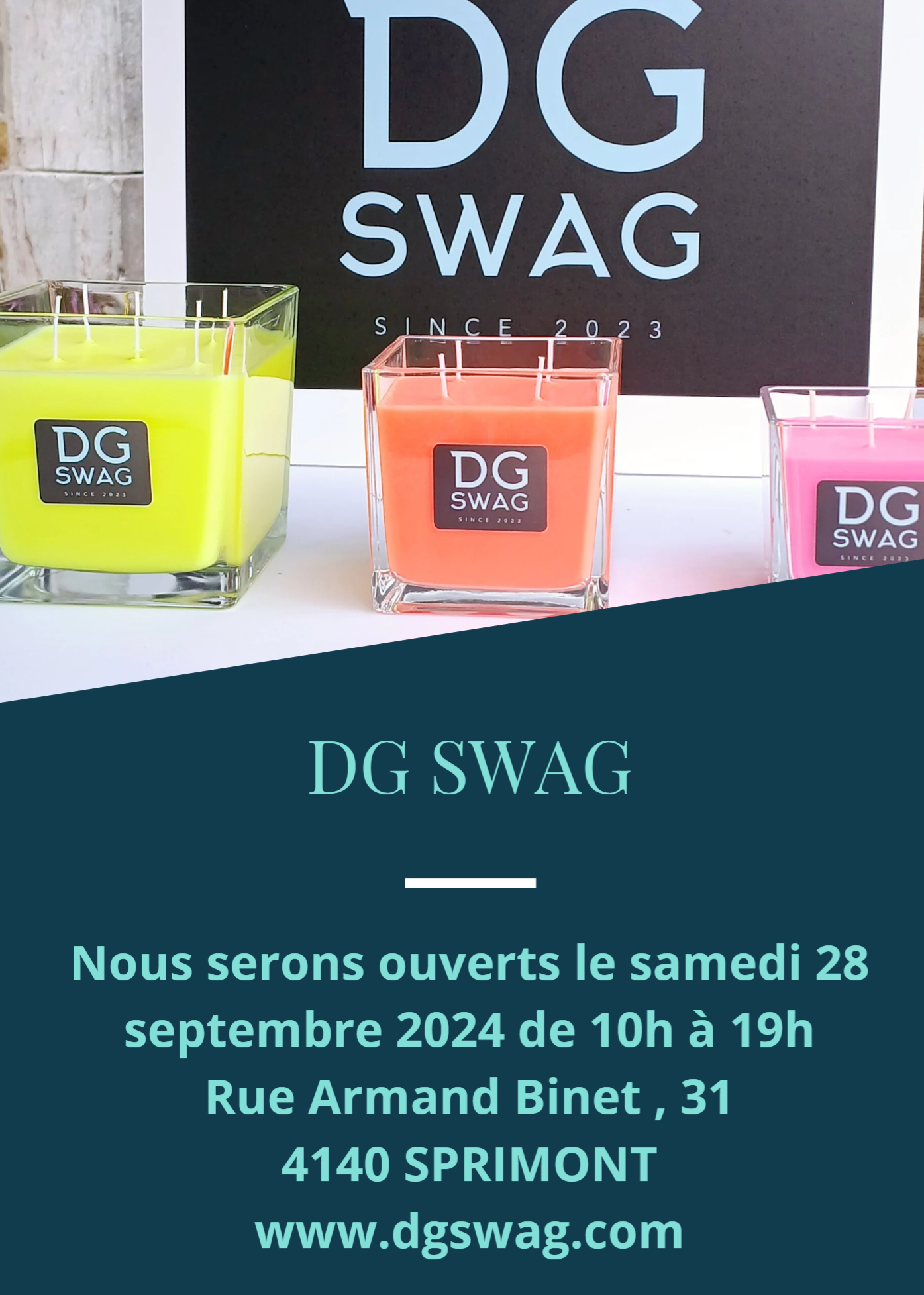 Affiche ventes 2024 DG SWAG